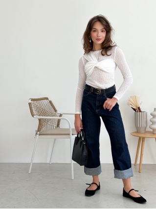 Лонгслів Olivia Білий