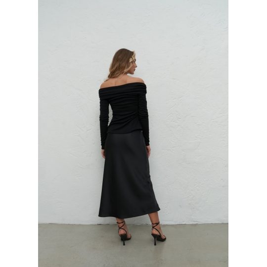 Лонгслів Черрі Чорний