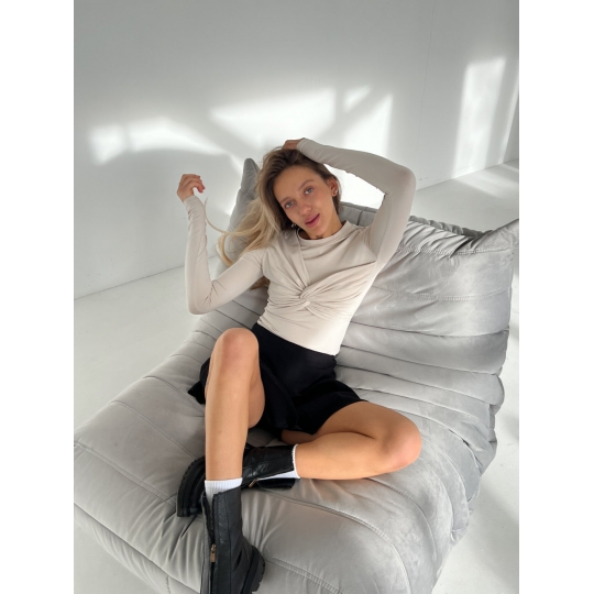 Лонгслів Celine Бежевий