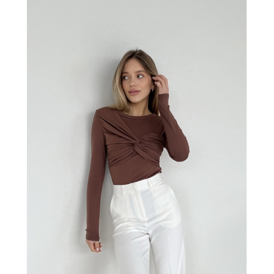 Лонгслів Celine Шоколад