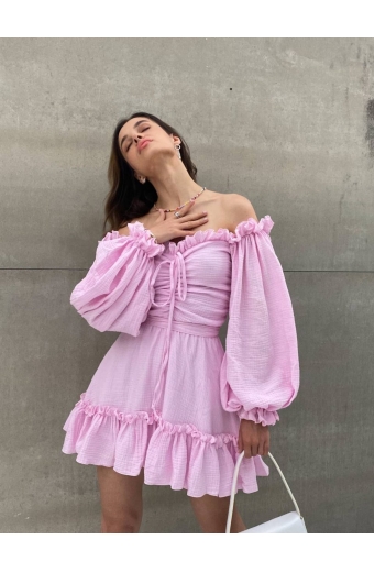 Сукня Rosie міні Рожевий