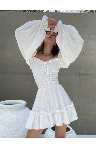 Сукня Rosie міні Молочний