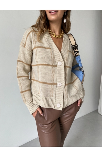 Кардиган VESTA 157 Бежевий-Кемел