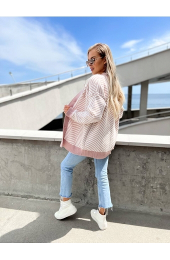 Кардиган Nataly Пудра-білий