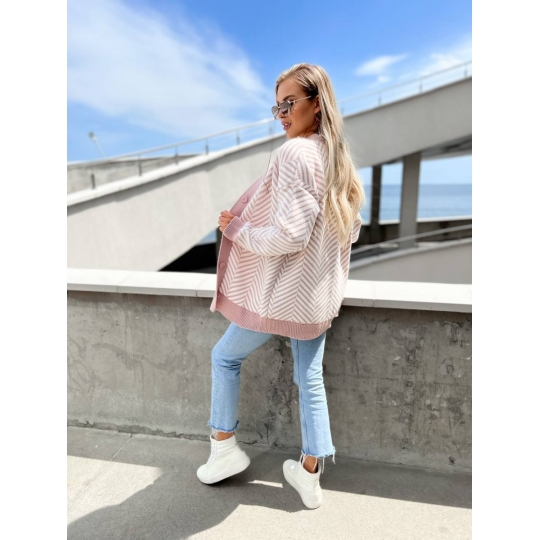 Кардиган Nataly Пудра-білий