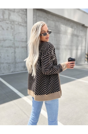 Кардиган Nataly Кемел-чорний