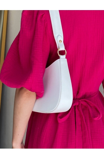 Сукня Лукас на запах Міні Муслін Малиновий