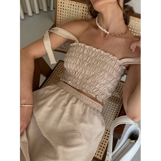 Топ Ілляна Льон Бежевий