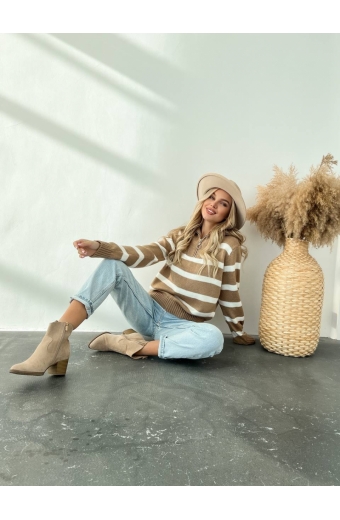 Джемпер Benedict Кемел-молочний