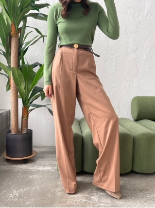 Брюки палаццо Harper Кемел