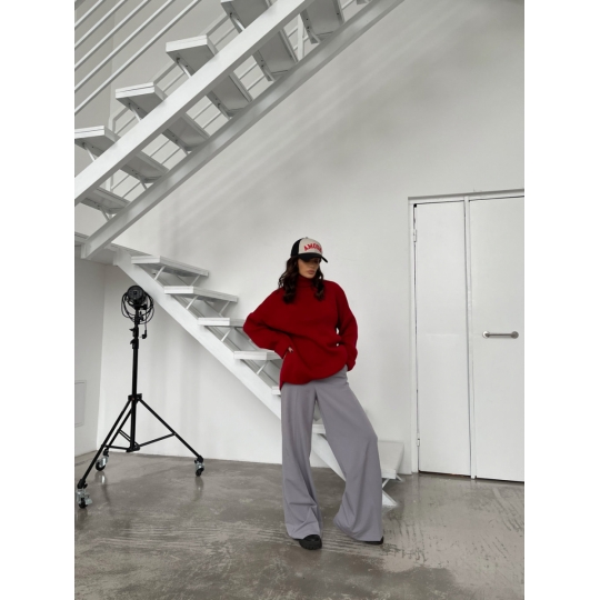 Брюки палаццо Harper Сірий