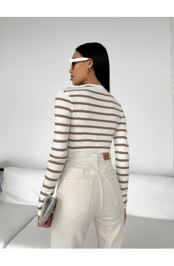 Топ Evelyn Молочний-кемел